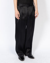 Load image into Gallery viewer, SS15 Black Amorpha Silk Satin Trousers Sample