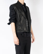 Load image into Gallery viewer, SS14 Kills Black Leather Waistcoat