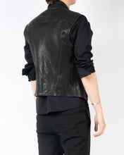 Load image into Gallery viewer, SS14 Kills Black Leather Waistcoat