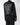 FW15 Black Leather Biker Waistcoat with Blue Velvet Panel 1 of 1 Sample