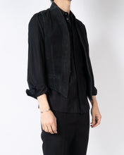 Load image into Gallery viewer, SS14 Blister Black Suede Waistcoat