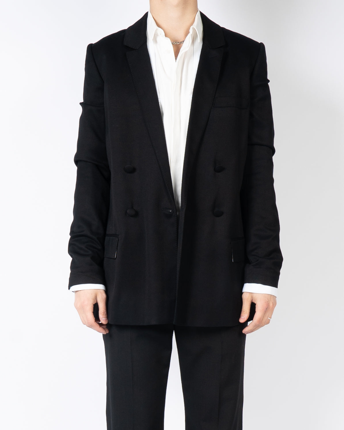 SS19 Double Breasted Viscose Blazer