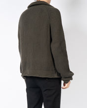 Load image into Gallery viewer, FW16 Khaki Knit Zip Cardigan