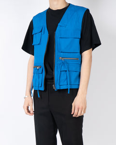 SS19 Electric Blue Army Waistcoat 1 of 1 Sample Piece