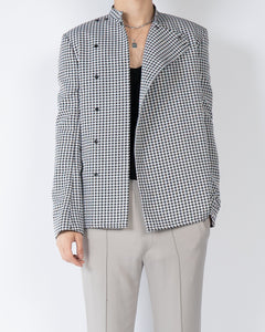 SS19 Grey Houndstooth Shirt Jacket 1 of 1 Sample