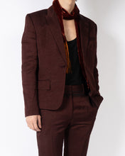 Load image into Gallery viewer, SS19 Chocolate Cropped Runway Blazer