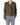 Cropped Double Breasted Blazer in Khaki Cotton