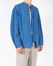 Load image into Gallery viewer, SS19 Blue Soutache Linen Shirt
