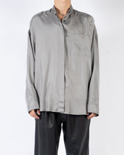 Load image into Gallery viewer, SS18 Grey Satin/Silk Shirt