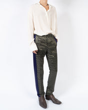 Load image into Gallery viewer, SS21 Khaki Checked Jacquard Trousers