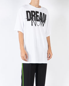 SS19 Printed T-Shirt "Dream Now" White