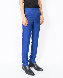 SS20 Night Blue Narrow Waistband Trousers Sample