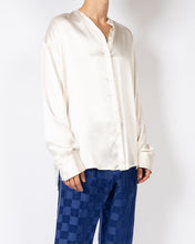 Load image into Gallery viewer, FW20 Oversized Ivory Silk Shirt Sample