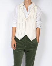 Load image into Gallery viewer, SS18 Cream Striped Waistcoat
