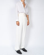 Load image into Gallery viewer, SS20 Bondi White Cummerbund Trousers Sample
