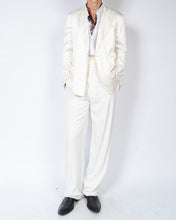 Load image into Gallery viewer, SS20 Bondi White Cummerbund Trousers Sample
