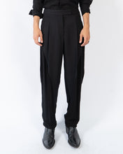Load image into Gallery viewer, FW19 Black Relaxed Two Tone Trousers