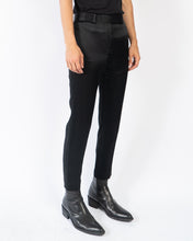 Load image into Gallery viewer, FW19 Cropped Black Satin Trousers