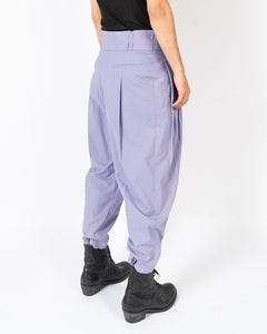 SS18 Lilac Pleated High Waisted Trousers Sample