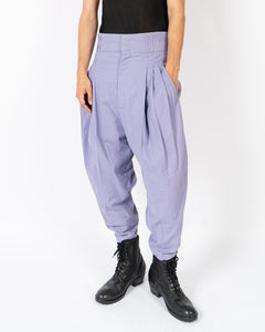 SS18 Lilac Pleated High Waisted Trousers Sample