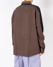 Load image into Gallery viewer, FW18 Classic Brown Striped Oversized Shirt