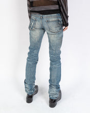 Load image into Gallery viewer, Blue Washed Skinny Denim
