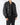 SS18 Boxy Bomber Jacket in Black & White Silk Jacquard