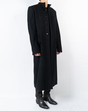 Load image into Gallery viewer, FW20 Black Officiers Coat Sample