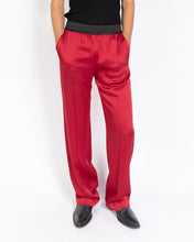 Load image into Gallery viewer, SS18 Red Satin Trousers