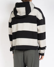 Load image into Gallery viewer, FW18 Primula Black Striped Hoodie Sample