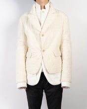 Load image into Gallery viewer, FW19 Double Layer Ivory Wool Blazer