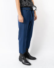 Load image into Gallery viewer, SS17 Asymmetrical Cigue Blue Trousers Sample