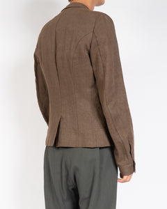 SS15 Brown Cotton Jacket