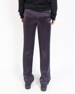 SS14 Purple Silk Trousers