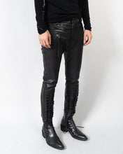 Load image into Gallery viewer, FW16 Laced Leather Trousers 1 of 1 Sample