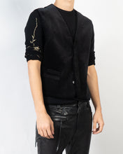Load image into Gallery viewer, FW17 Black Velvet Waistcoat
