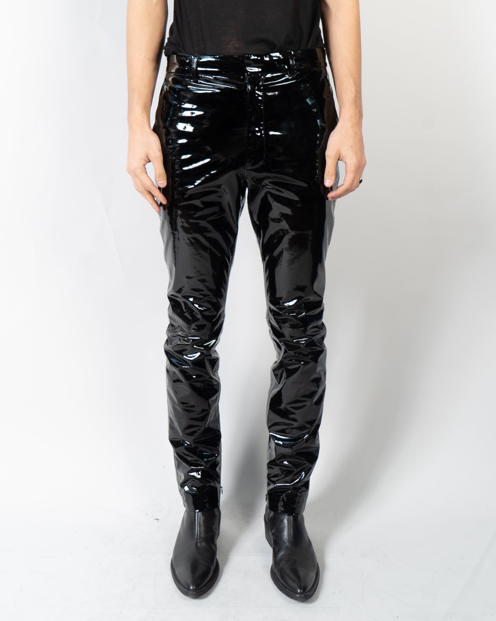 SS15 Vinyl Leather Trousers Sample