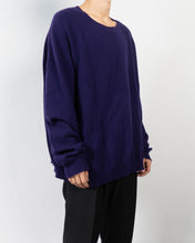 Load image into Gallery viewer, FW17 Duval Purple Oversized Knit 1 of 1 Sample
