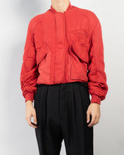 Load image into Gallery viewer, FW16 Quilted Red Perth Bomber