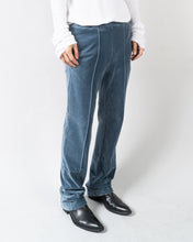 Load image into Gallery viewer, FW20 Cloud Blue Velvet Jogger Sample