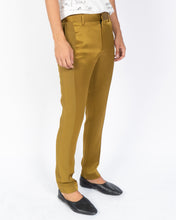 Load image into Gallery viewer, FW16 Glyzinie Gold Satin Trousers Sample