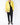 SS19 Slouchy Lasercut Blazer in Yellow Silk/Linen