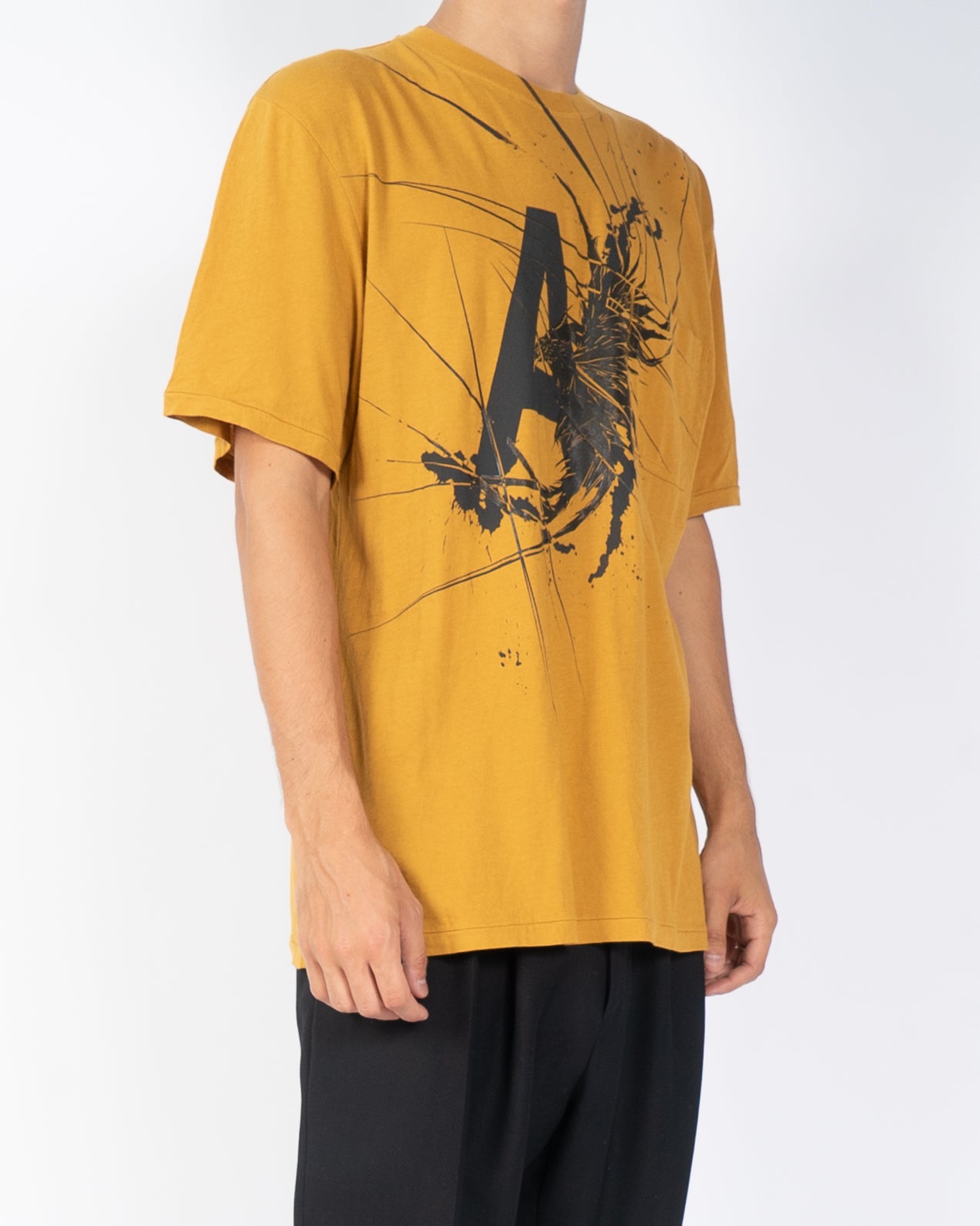 FW17 Yellow Printed T Shirt Sample Backyardarchive