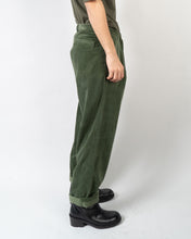 Load image into Gallery viewer, FW20 Green Cord Workwear Trousers