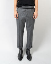 Load image into Gallery viewer, FW20 Ramot Grey Pinstriped Wool Trousers