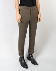 FW20 Khaki Wool Trousers Sample
