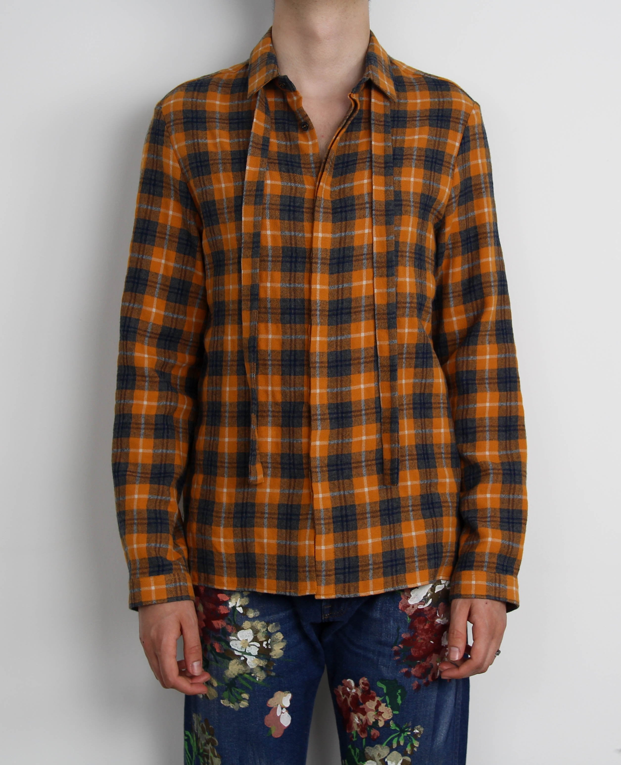 Orange Flannel Shirt