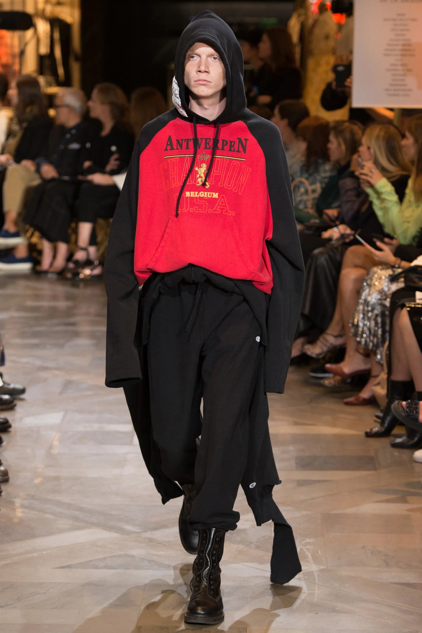 Vetements champion 2025 in progress hoodie