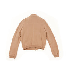 Load image into Gallery viewer, SS11 Beige Cotton Bomber Jacket