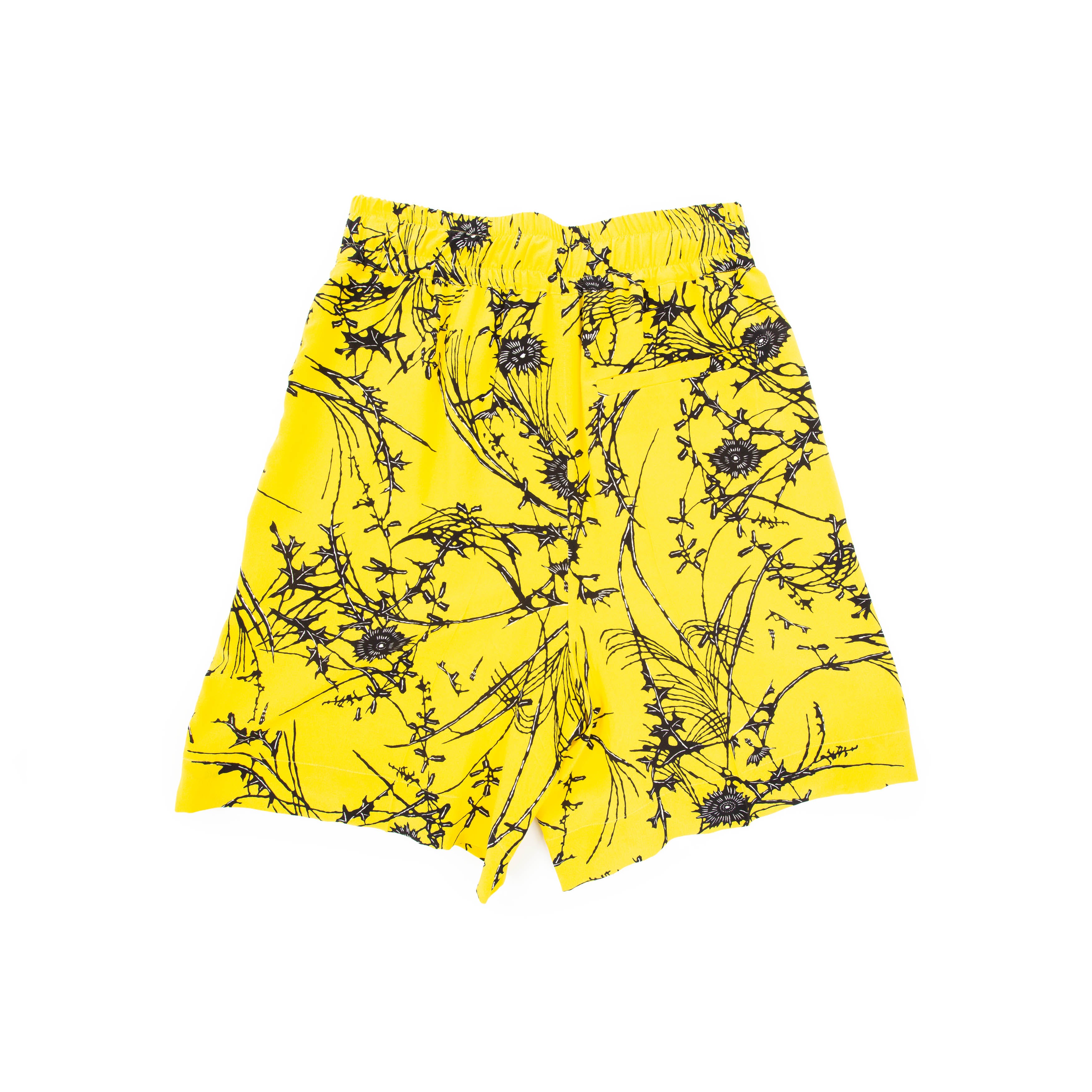 SS17 Yellow Floral Silk Boxershorts Sample
